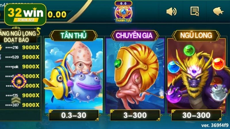 Một số điểm nổi bật của JDB Bắn cá Ngũ Long 32Win