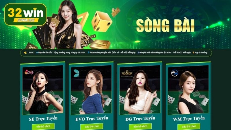 Ưu điểm khi tham gia Live Casino 32Win